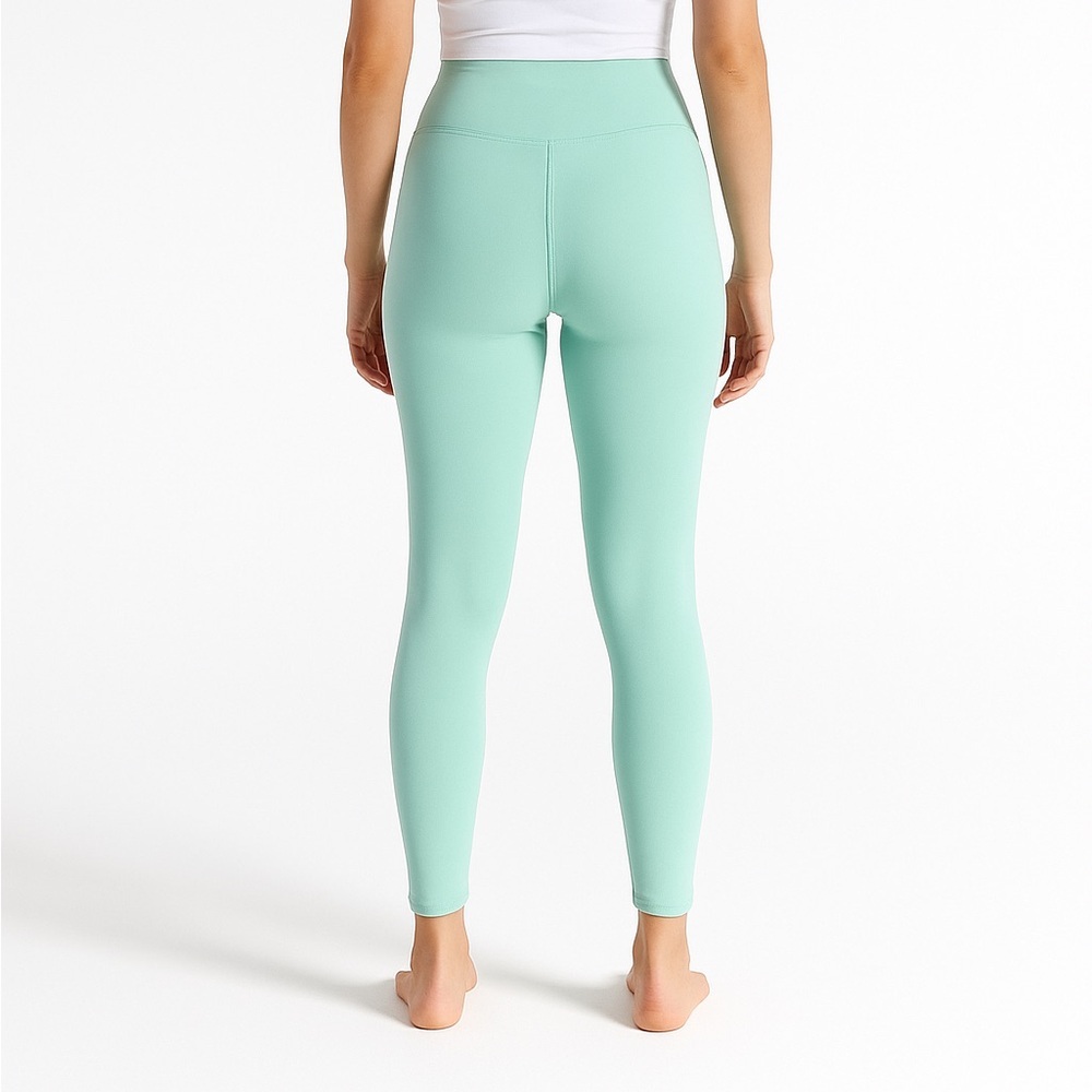 Abercrombie & Fitch Size Small Turquoise Blue High-Waisted Leggings with Zipper